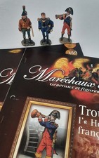 Lot De 3 Soldats En Plomb  HACHETTE Maréchaux D'empire N°161,160,159