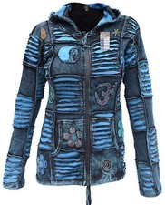 Coton Bleu Veste Hippie