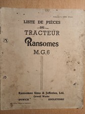 Ransomes tracteur MG6  
