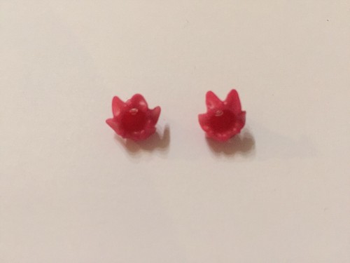 Lot fleur lis rouge - lot, x2