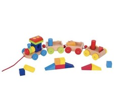Train de cubes à tirer