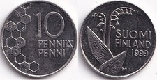 10 Pennia 1999 Finlande