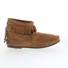 Minnetonka Back Zip Hardsole