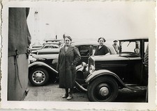 PHOTO ANCIENNE - VINTAGE SNAPSHOT - VOITURE AUTOMOBILE PEUGEOT BATEAU - CAR 1936