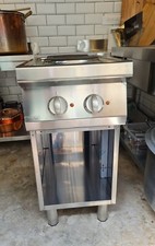 plaque inox électrique 2 feux