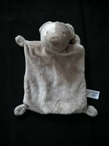 Doudou plat ours - ours, nez