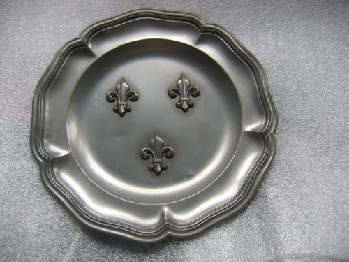 Belle assiette étain - assiette, en