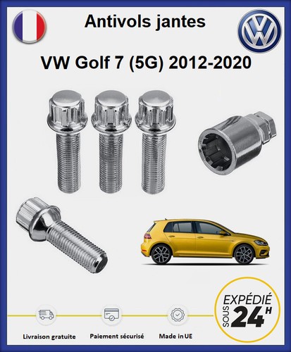 écrous antivol roues vw - antivol, de