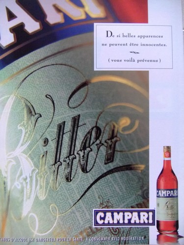 Publicité campari si - campari, de