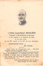 Généalogie Avis de décès Abbé Louis-René Revelière le 25 juin 1946