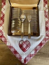 Ménagère de 24 couverts - Métal argenté - Art déco - Comptoir Paris Province