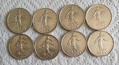 Francs semeuse lot - semeuse, 8
