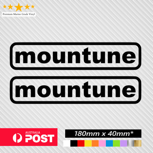 Mountune vinyl sticker - x,