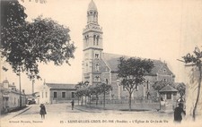 CPA 85 SAINT GILLES CROIX DE