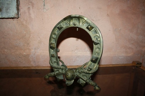 Ancien cadre bronze fer - bronze, à