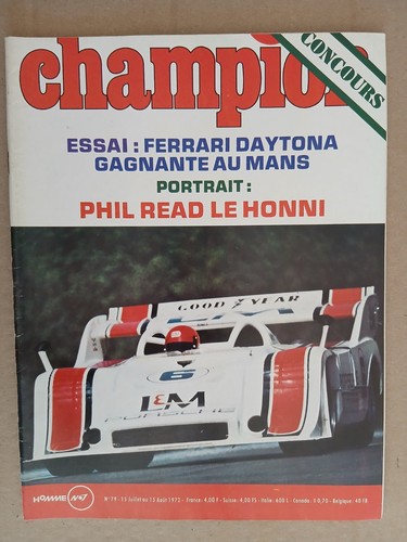 Champion 7 1972 - champion, 15/7/1972
