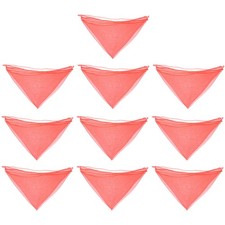  10 Pcs Écharpe En Soie Unie