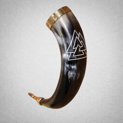 Corne boire viking valknut - corne, à