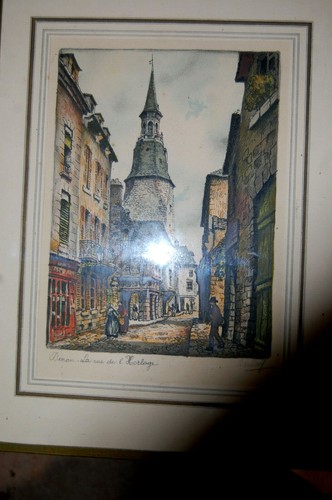 Dinan rue horloge - dinan,
