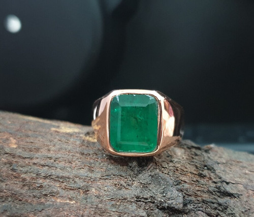 Bague émeraude naturelle - bague,