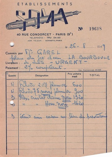 Paris fabricant soma 1949 - 75,