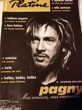 PLATINE n°105 - 2003 - FLORENT PAGNY - LORIE - LARA FABIAN - HÉLÈNE SEGARA 