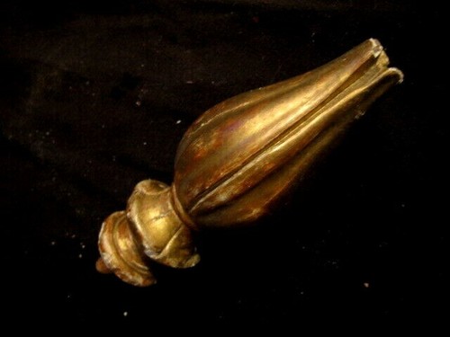Ancien bois dore sculpte - ancien,