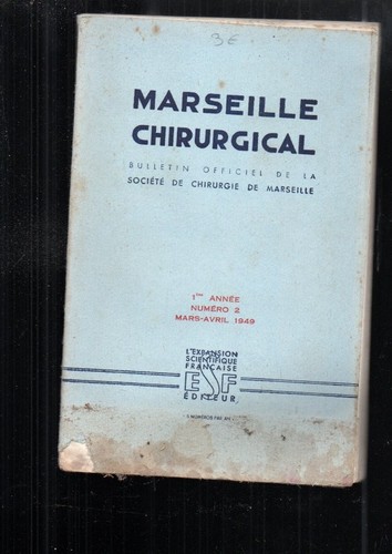 Livre marseille chirurgical - livre,