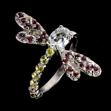 925 Bague en Argent Ovale