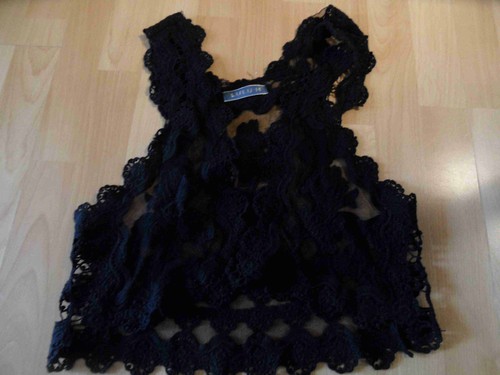 Lulu joli gilet - h, dentelle
