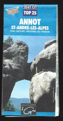 Carte ign serie - serie, bleue