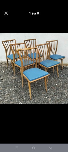 Lot chaises design - 6, de