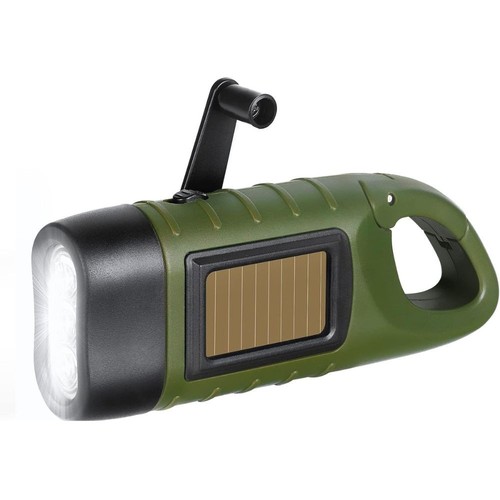 Lampe torche dynamo solaire - lampe,