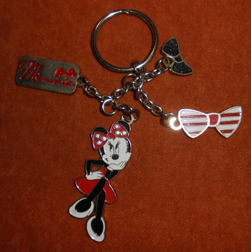 Porte clés minnie strasses - minnie, en