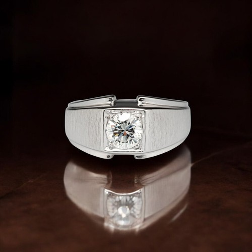 Bague ronde diamant 1 - bague, en