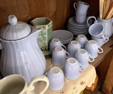 Service à café Salins bleu