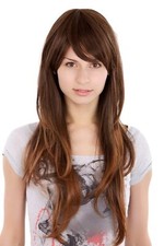 Perruque marron clair braun - clair,