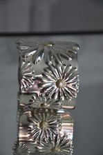 TIFFANY NEW YORK BRACELET MANCHETTE DAISY MARGUERITE  EN ARGENT MASSIF 925