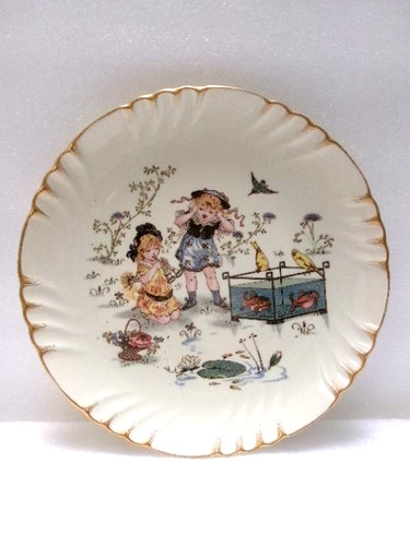 Assiette décorative ancienne