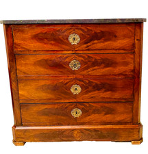 Commode en acajou de style Louis Philippe XIX siècle