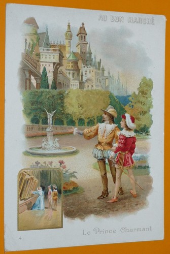 Chromo 1907 bon marche - 1907, au