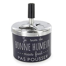 Cendrier Poussoir avec Message