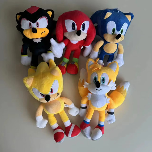 Peluche sonic 30cm shadow - sonic,