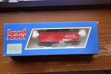 lot de 2 wagons jouef de charbon et cocacola HO