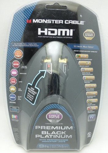 Monster cable premium - premium, black