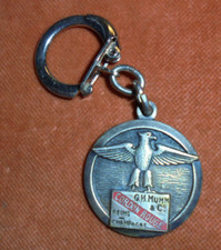 Porte-clés métal émaillé