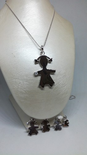 Collier pendentif femme bebé - femme,