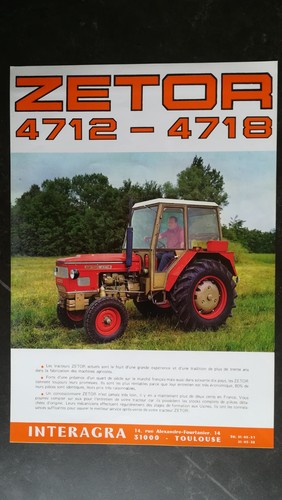 Brochure tracteur zetor - tracteur,