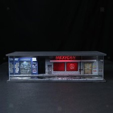Vitrine de garage pour véhicules miniatures 1/64 avec éclairage pour petites