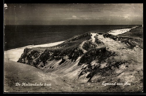 Carte postale egmond aan - postale, zee
